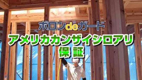 <新築対象>アメリカカンザイシロアリ保証